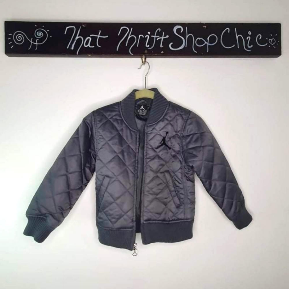 Air Jordan Quilted Youth Jacket Sz 5 6